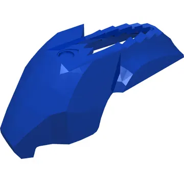 Fairing, Fly Wheel, Wolf Streamlined Shape with Silver Worriz Print