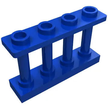 Fence Spindled 1 x 4 x 2 [4 Top Studs]