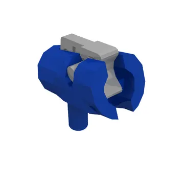 Launcher, Weapon Gun / Blaster / Shooter Mini with Dark Bluish Gray Trigger [Complete Assembly]