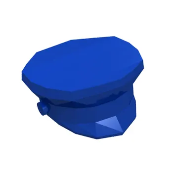 Hat, Police with Gold Badge Print