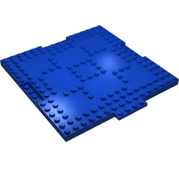 Plate Special 16 x 17 x 2/3 with 1 x 4 Recessed with Checkerboard Tiles, Paws and Rugs Print