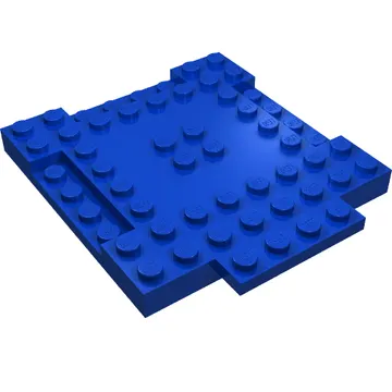 Plate Special 8 x 9 x 2/3 with 1 x 4 Recessed