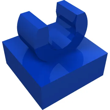 Tile Special 1 x 1 with Clip with Rounded Edges