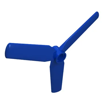 Propeller 3 Blade 9 Diameter with Pin Hole, Recessed Center
