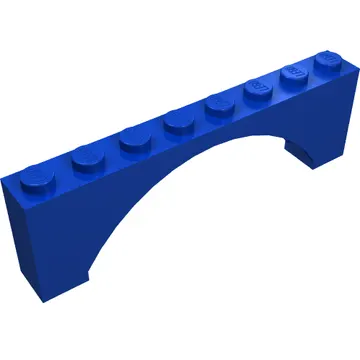 Brick Arch 1 x 8 x 2 Raised
