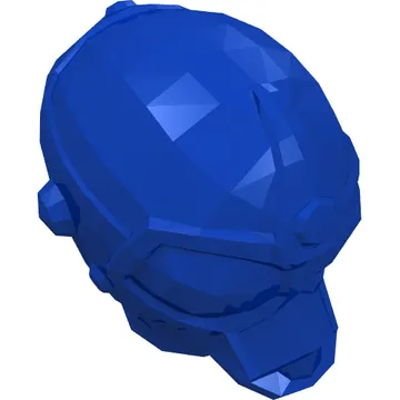 Minifig Head Special, Protocol Droid with Gold Eyes print