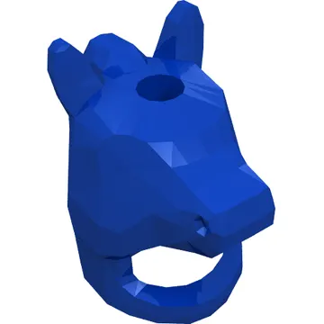 Costume / Mask, Horse with Hole in Top and Mane Medium Lavender, and Black Eyelashes Print (Unicorn Girl)