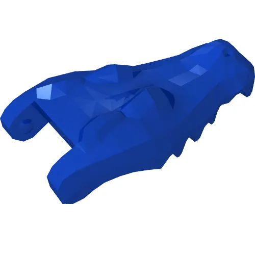 Animal Body Part, Alligator / Crocodile Head Upper Jaw [Plain]
