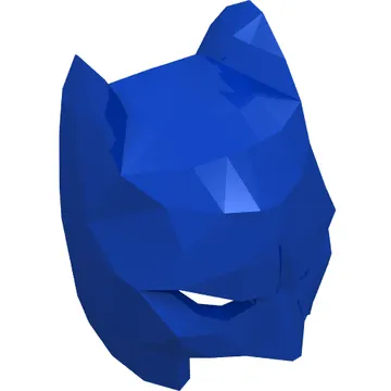 Mask, Batman Cowl Open Chin, Green Snow Goggles print