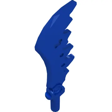 Weapon Sword Serrated with Marbled Dark Green Pattern