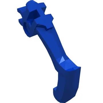 Large Figure Weapon Claw, Bent and Notched with Clip