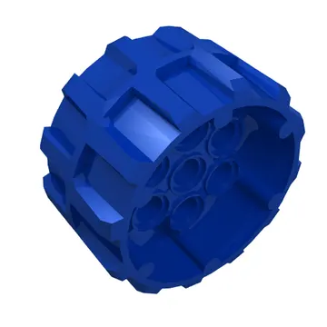 Wheel Hard Plastic, Treaded with 7 Pin Holes (37mm D. x 22mm)
