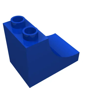 Duplo Brick 2 x 3 x 2 with Curve