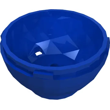 Pod, Round, Faceted 4 x 4 x 1 2/3 (Dragon Egg Bottom)