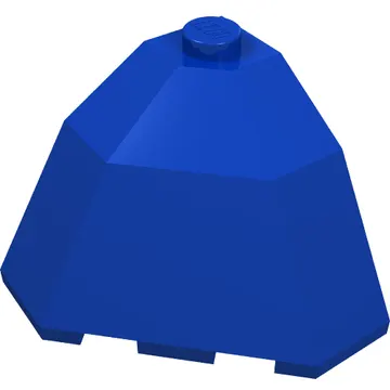 Brick Wedged, Sloped 3 x 3 x 2 Facet Top