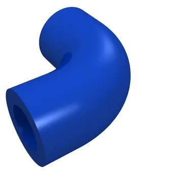 Brick Round 1 x 1 diameter Tube with 90 Degree Elbow (2 x 2 x 1) and Axle Holes (Crossholes) at each end