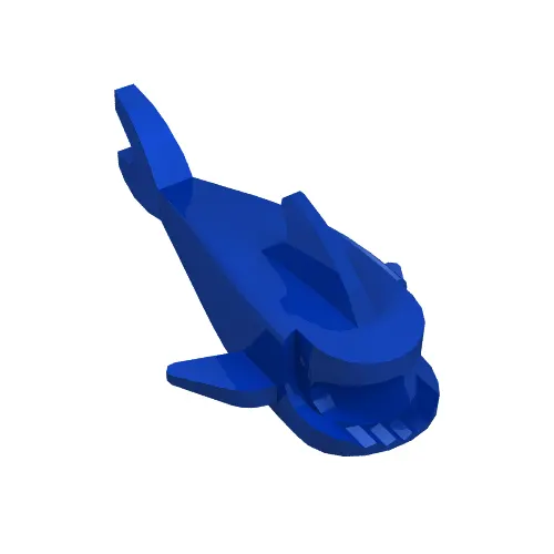Animal Body Part, Shark Body, with Bottom Tube