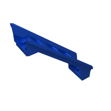 Vehicle Track, Roller Coaster Steep Ramp, 6 Bricks Elevation