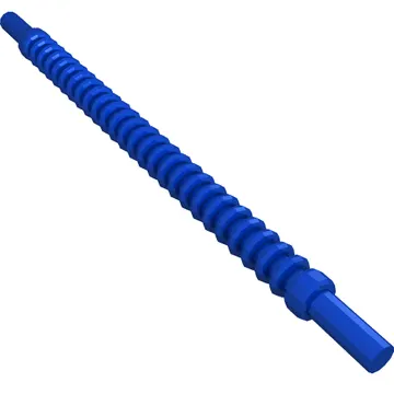 Flexible Ribbed Hose 8mm Ends 10L and Blue Center Pattern