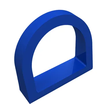 Fabuland, Window Arched 1.25 x 4 x 3 with Rounded Top