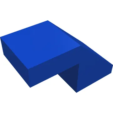 Brick Sloped 45° 2 x 1 with 2/3 Inverted Cutout and no stud with White '03' print