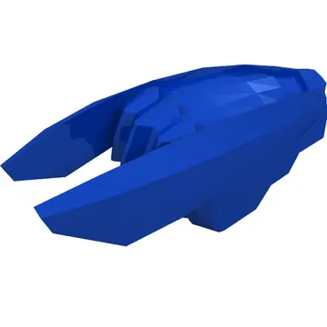 Weapon Ninjago Time Blade with Trans-Bright Green Claws and Blades Pattern