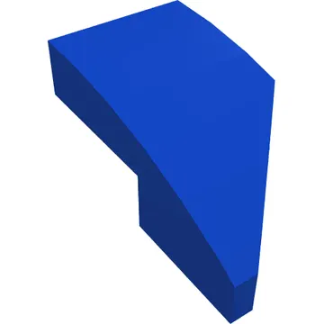 Brick Wedged, Curved 2 x 1 with Stud Notch Left