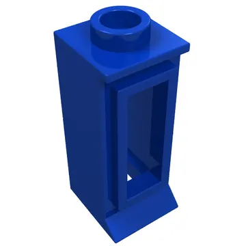 Window 1 x 1 x 2, Extended Lip, Hollow Stud [no Glass]