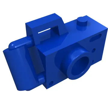 Equipment Camera Handheld with Right-Aligned Viewfinder