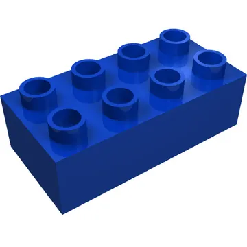 Duplo Brick 2 x 4 with 'HOTEL' Text Print