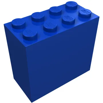 Brick 2 x 4 x 3 with Fire Print