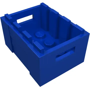 Box / Crate with Handholds 3 x 4 x 1 2/3