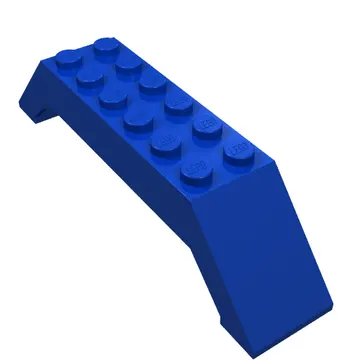 Brick Sloped 45° 10 x 2 x 2 Double with Wrench Print