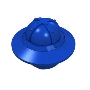 Helmet with Chinstrap and Wide Brim