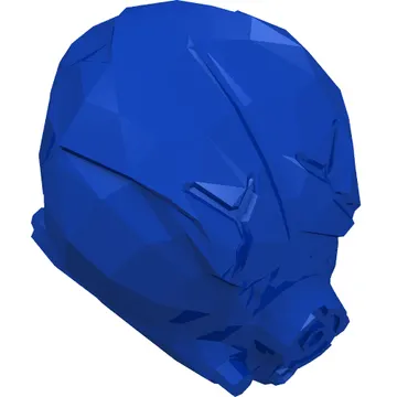 Minifig Head Special, Protocol Droid with Large Speckled Eyes and Breathing Mask Print (4-LOM)