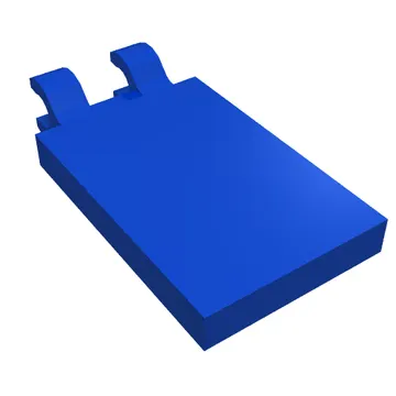 Tile Special 2 x 3 with 2 Clips with Minecraft Chicken Print