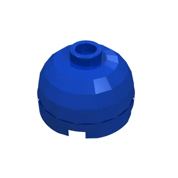 Brick Round 2 x 2 Dome Top, Hollow Stud with Silver Astromech Droid Print (R4-P17)