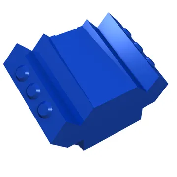 Brick Sloped 2 x 2 No Studs with Angled Side Block Extensions and Pulse Print