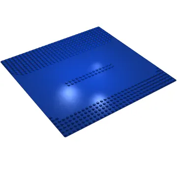 Baseplate 32 x 32 Split with 2 x 14 Center Studs, Service Station with Green Lines Print