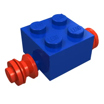Brick Special 2 x 2 [Red Wheels for Dually Tire]