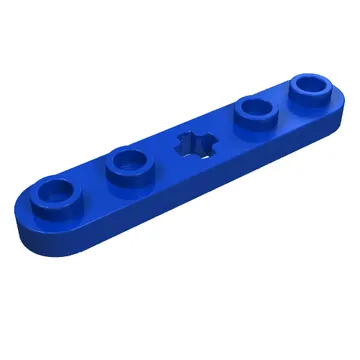 Technic Plate 1 x 5 with Smooth Ends, 4 Studs and Centre Axle Hole