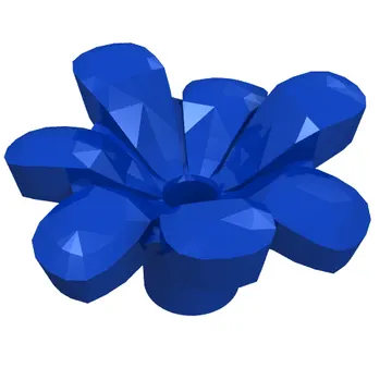 Plant, Flower, Minifig Accessory with 7 Thick Petals and Pin