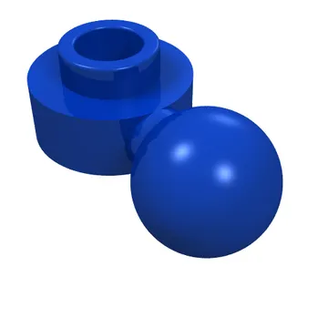 Plate Round 1 x 1 with Towball and Round Hole [Maxifig Hand]