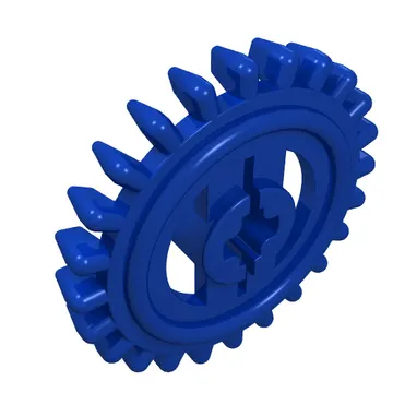 Technic Gear 24 Tooth Crown with Flat Teeth