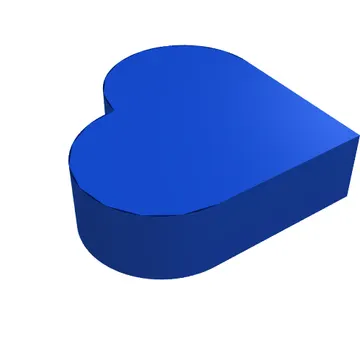 Tile 1 x 1 Heart