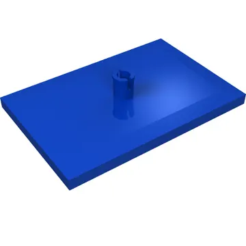 Tile Special 6 x 4 with Beveled Edges and 5mm Pin (Train Bogie Plate)