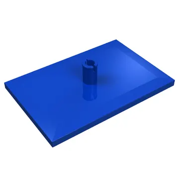Tile Special 6 x 4 with Beveled Edges and 7mm Pin (Train Bogie Plate)