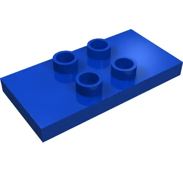 Duplo Plate 2 x 4 x 1/3 with 4 Center Studs [Thin]