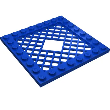 Plate Special 8 x 8 with Grille [2 x 2 Diamond Opening Center]
