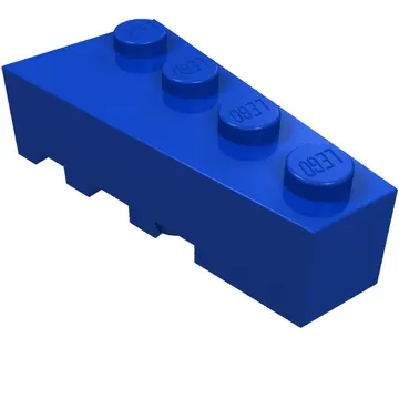 Brick Wedged, Angled 4 x 2 Right